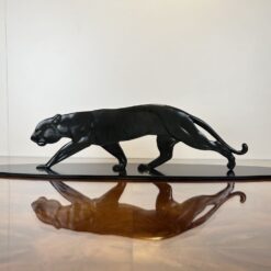 Art Deco Panther Sculpture - Side View - Styylish