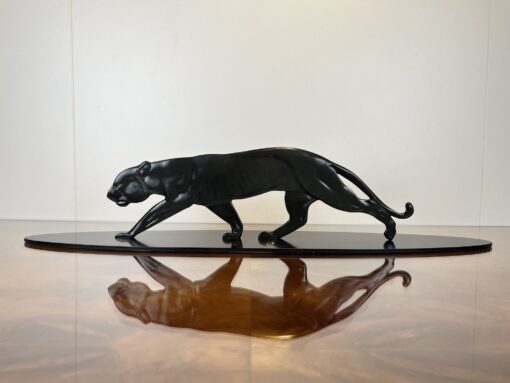 Art Deco Panther Sculpture - Side View - Styylish