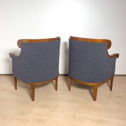 Biedermeier Bergere Chairs Cherry - Back Profiles - Styylish