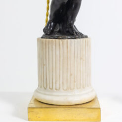 Bronze Putti Lamp - Marble Base - Styylish