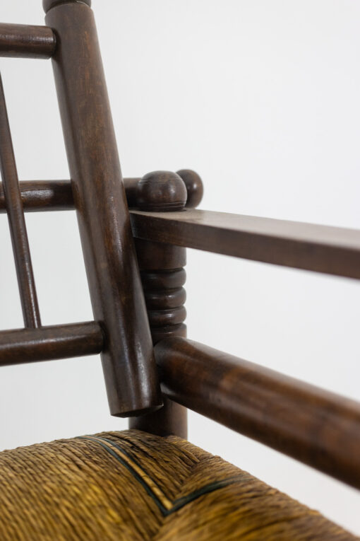 Charles Dudouyt Armchair- detail of corner- Styylish