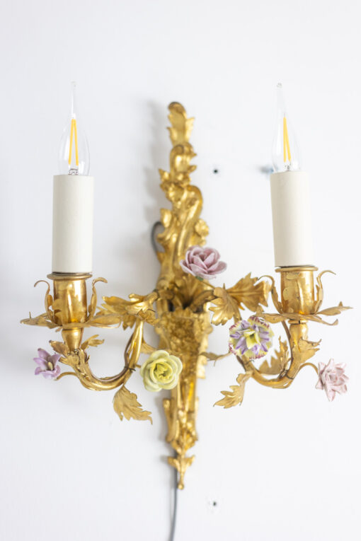 Rococo Bronze Sconces - Bottom Decorations - Styylish