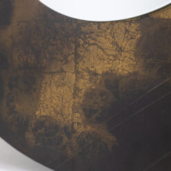 Ginette Clement Mirror - Black and Gold Lacquer Detail - Styylish