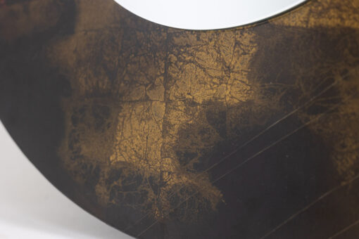 Ginette Clement Mirror - Black and Gold Lacquer Detail - Styylish