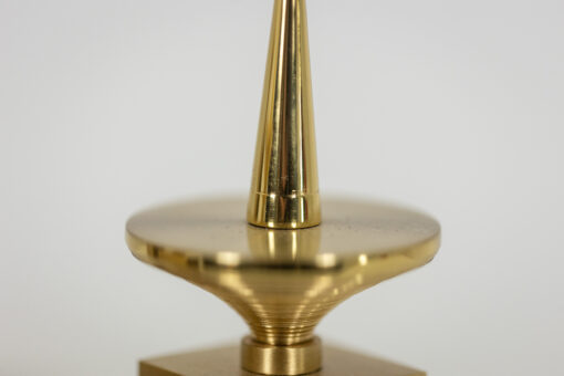 Gilded Brass Candlesticks - Brass Detail - Styylish