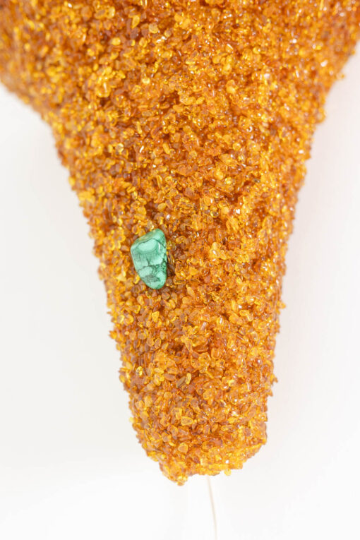 Amber Malachite Sconces - Bottom Stone - Styylish