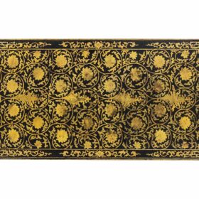 Lacquer Coffee Table With Floral Motifs, Circa 1900