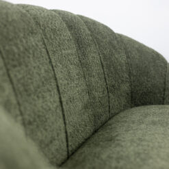 Boucle Fabric Sofa - Side Interior View - Styylish