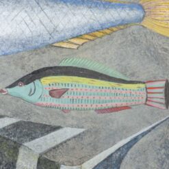 Painting Depicting Fish - Color Details - Styylish