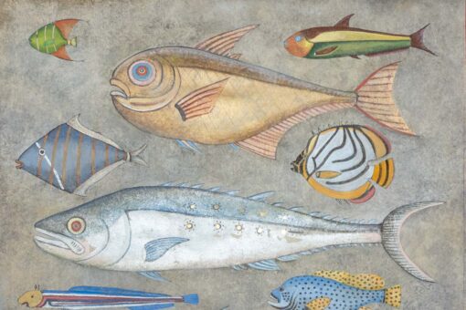 Fish Painting on Canvas - Fish Details - Styylish