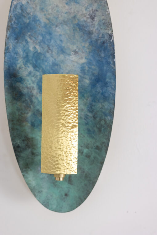 Patinated Brass Wall Lights - Middle - Styylish