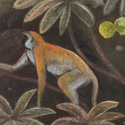 Animals Forest Background Painting - Monkey Detail - Styylish