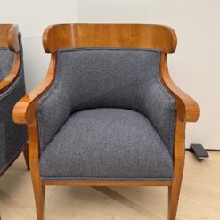 Biedermeier Bergere Chairs Cherry - Upholstery - Styylish