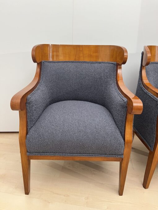 Biedermeier Bergere Chairs Cherry - Chair Upholstery - Styylish