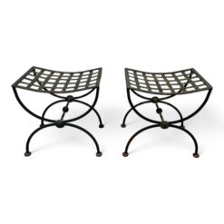 Curules Stools in Wrought Iron - Styylish