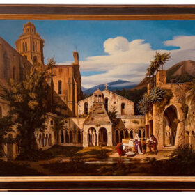 Romantic Oil Painting by Alexander Herrmann, 1841