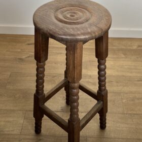 Charles Dudouyt Bar Stools, Set of Six, 1950