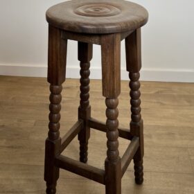 Charles Dudouyt Bar Stools, Set of Six, 1950