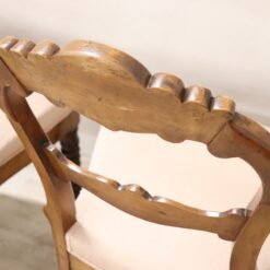 Louis Philippe Walnut Chairs - Backrest - Styylish