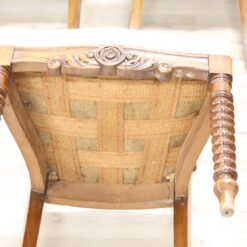 Louis Philippe Walnut Chairs - Upholstery Underneath Chairs - Styylish