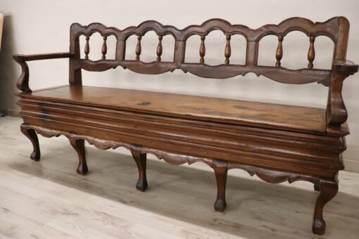 Antique Louis XV Bench - Side Profile Full - Styylish