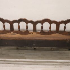 Antique Louis XV Bench - Back Detail - Styylish