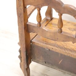 Antique Louis XV Bench - Back Corner Detail - Styylish