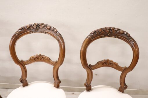 Louis Philippe Four Chairs - Carved Detail - Styylish