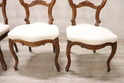 Louis Philippe Four Chairs - Upholstery - Styylish