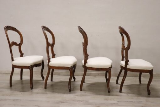 Louis Philippe Four Chairs - Side Profile - Styylish