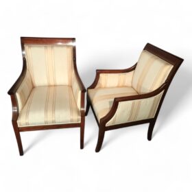 Pair of Directoire-Style Armchairs, 1880