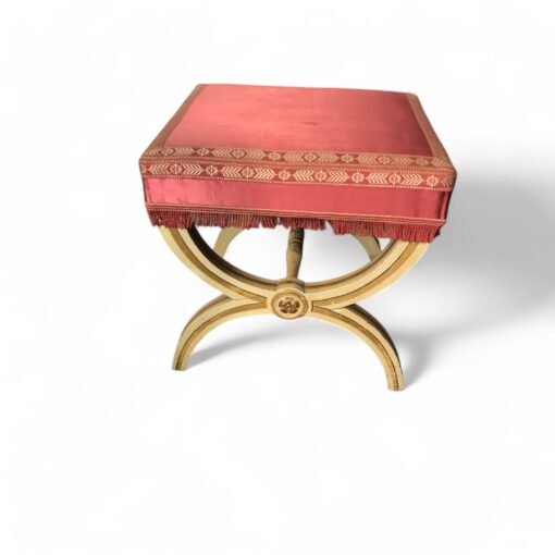 Pair of Louis XVI-Style Gondola Stools - Front - Styylish