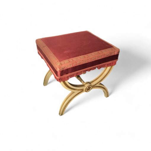 Pair of Louis XVI-Style Gondola Stools - Top - Styylish