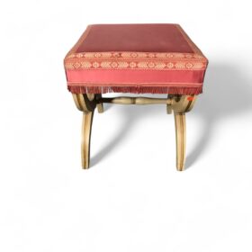 Pair of Louis XVI-Style Gondola Stools, France, Early 20th Century