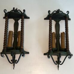 Wrought Iron Wall Lanterns - Full - Styylish