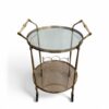 Round Brass Bar Cart- Styylish