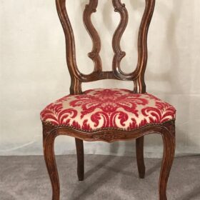 Set of Six French Baroque Chairs, 1760