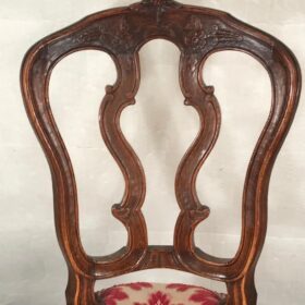 Set of Six French Baroque Chairs, 1760