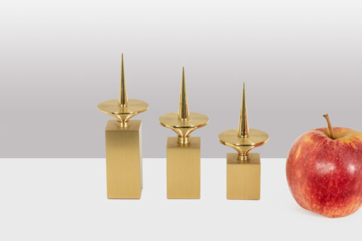 Gilded Brass Candlesticks - Set Sizes - Styylish