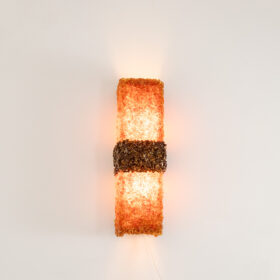 Pair of Amazonite and Amber Wall Lights, Contemporary Artist Work