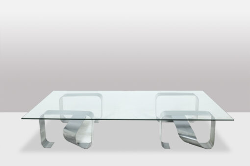 Paul Legeard Chromed Table - Chrome Details - Styylish