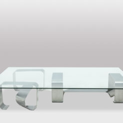 Paul Legeard Chromed Table - Full Profile with Chrome Details - Styylish