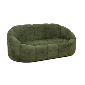 Boucle Fabric Sofa, Contemporary Work