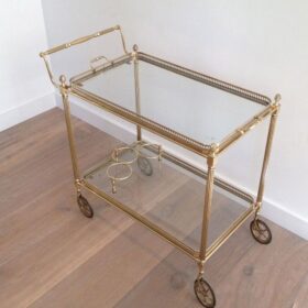 Bar Cart with Removable Trays, Maison Jansen 1940