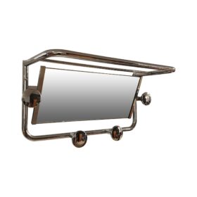 Art Deco Coat Rack with Mirror, France circa 1930