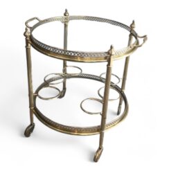 Round Drinks Trolley Maison Jansen - Styylish