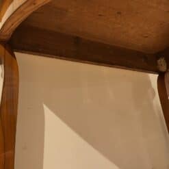 Biedermeier Demi-Lune Console Table, Walnut Veneer, Maple, Austria circa 1830 - Image 12