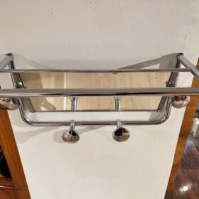 Art Deco Coat Rack with Mirror, France circa 1930