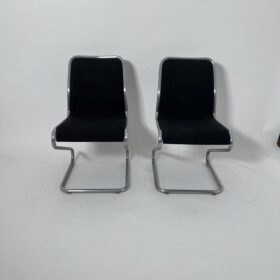 Pair of Italian 'Z-Chairs' – Vintage 1970s Modernist Design