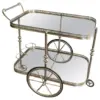 Silvered Trolley Maison Jansen - Styylish